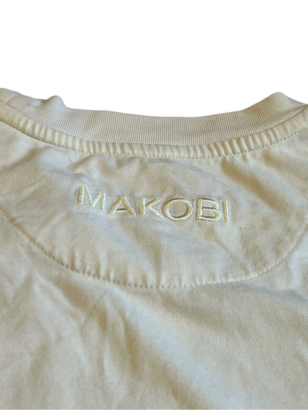 Makobi Trust Issues Graphic Tee White Small Streetwear Y2K - Picture 3 of 13